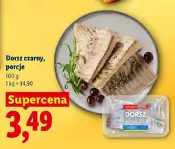 Lidl Dorsz czarny, porcje oferta