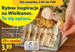 Lidl Mintaj, filet bez skóry, XXL oferta