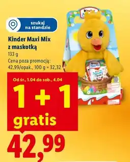 Lidl Czekolada Maxi Mix z maskotką oferta