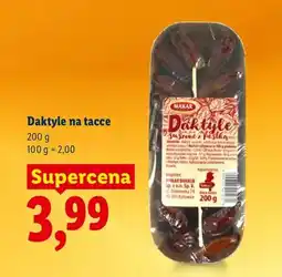 Lidl Daktyle na tacce oferta