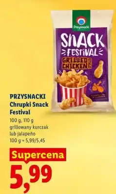 Lidl Chrupki Snack Festival grillowany kurczak lub jalapeño oferta