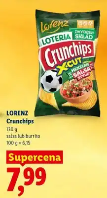 Lidl Chipsy Crunchips salsa lub burrito oferta