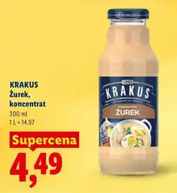 Lidl Żurek, koncentrat oferta