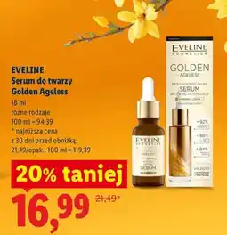 Lidl Serum do twarzy Golden Ageless oferta