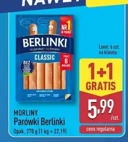ALDI Parówki Berlinki Classic oferta