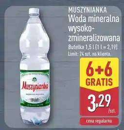 ALDI Woda mineralna wysoko-zmineralizowana oferta