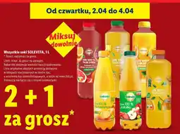 Lidl Wszystkie soki SOLEVITA oferta