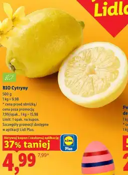 Lidl BIO Cytryny oferta