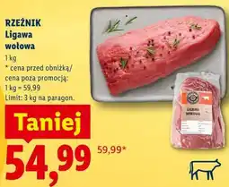Lidl RZEŹNIK Ligawa wołowa oferta