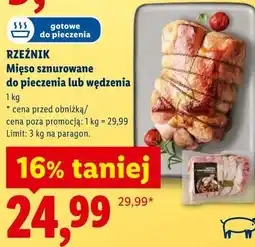 Lidl Mięso sznurowane do pieczenia lub wędzenia Rzeźnik oferta