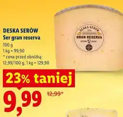 Lidl DESKA SERÓW Ser gran reserva oferta