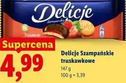 Lidl Delicje Szampańskie truskawkowe oferta