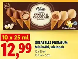 Lidl GELATELLI PREMIUM Minirożki, wielopak oferta