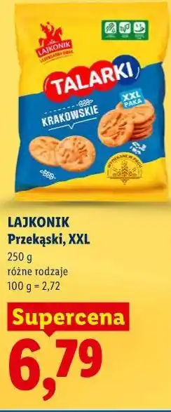 Lidl Przekąski XXL Lajkonik oferta