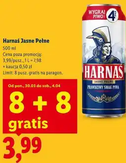 Lidl Harnaś Jasne Pełne oferta