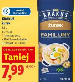 Lidl KRAKUS Żurek oferta