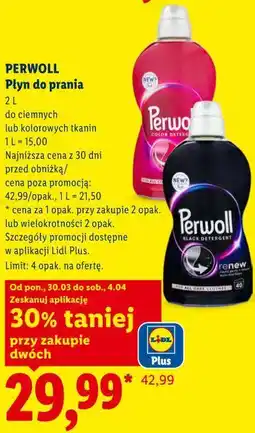 Lidl PERWOLL Płyn do prania oferta
