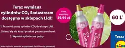 Lidl wymiana cylindrów CO2 Sodastream oferta