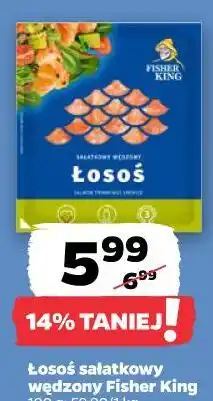 Netto Łosoś sałatkowy wędzony Fisher King oferta