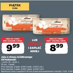 Netto Jaja z chowu ściółkowego Od Kokoszki oferta