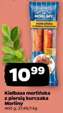 Netto Kiełbasa morlińska z piersią kurczaka Morliny oferta