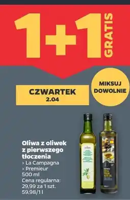 Netto Oliwa z oliwek z pierwszego tłoczenia oferta