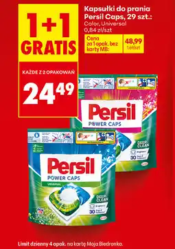 Biedronka Kapsułki do prania Persil Caps, 29 szt oferta