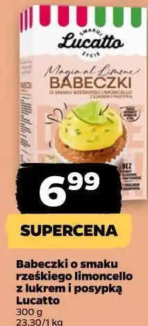 Netto Babeczki o smaku rześkiego limoncello z lukrem i posypką Lucatto oferta