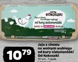 Netto Jaja z chowu na wolnym wybiegu od kury zielononóżki Od Kokoszki oferta