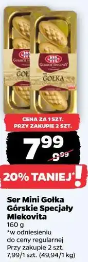 Netto Ser Mini Gołka Górskie Specjały Mlekovita oferta