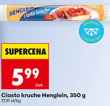 Biedronka Ciasto kruche Henglein oferta