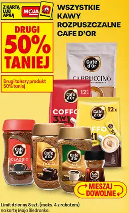 Biedronka WSZYSTKIE KAWY ROZPUSZCZALNE CAFE D'OR oferta