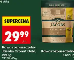 Biedronka Kawa rozpuszczalna Jacobs Cronat Gold oferta