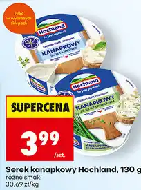 Biedronka Serek kanapkowy Hochland, 130 g różne smaki oferta