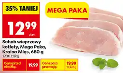 Biedronka Schab wieprzowy kotlety, Mega Paka Kraina Mięs oferta