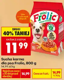 Biedronka Sucha karma dla psa Frolic oferta