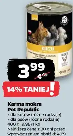 Netto Karma mokra Pet Republic oferta