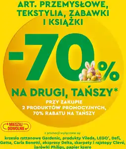Biedronka Art. Przemysłowe, Tekstylia, Zabawki i Książki oferta
