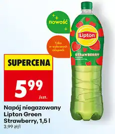 Biedronka Napój niegazowany Lipton Green Strawberry oferta