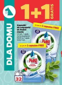 Netto Kapsułki do zmywarki dr.Prakti Clovin oferta