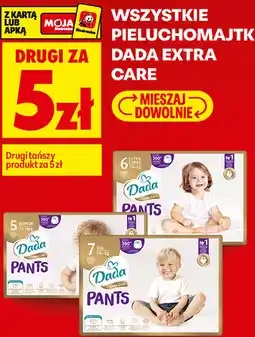 Biedronka Wszystkie pieluchomajtki Dada Extra Care oferta