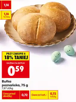 Biedronka Bułka poznańska oferta