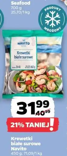 Netto Krewetki białe surowe Navito oferta