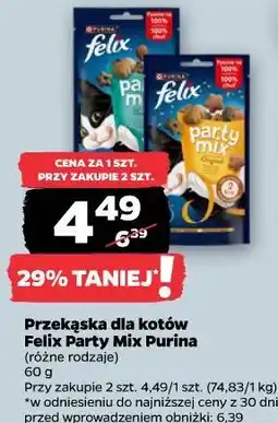 Netto Przekąska dla kotów Felix Party Mix Purina oferta