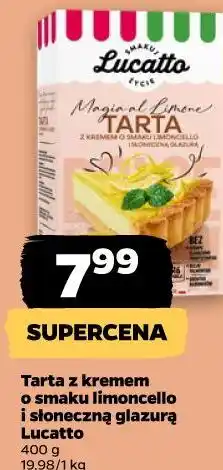Netto Tarta z kremem o smaku limoncello i słoneczną glazurą Lucatto oferta