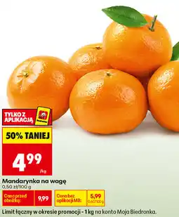 Biedronka Mandarynka na wagę oferta