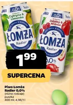 Netto Piwo Łomża Radler 0,0% oferta
