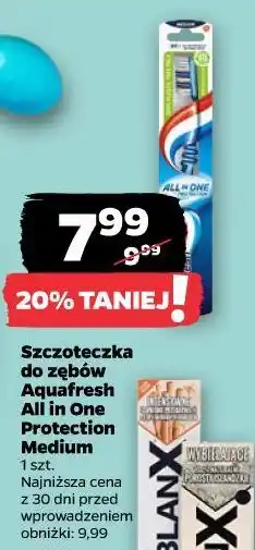 Netto Szczoteczka do zębów Aquafresh All in One Protection Medium oferta