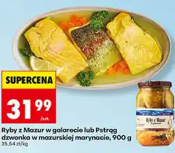 Biedronka Ryby z Mazur w galarecie lub Pstrąg dzwonka w mazurskiej marynacie oferta