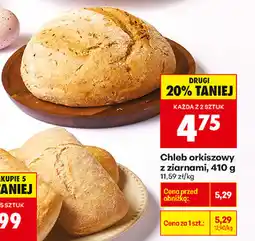 Biedronka Chleb orkiszowy z ziarnami oferta